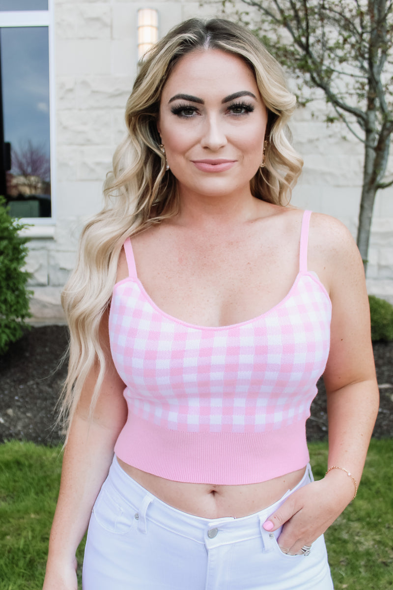 Candy Gingham Cami