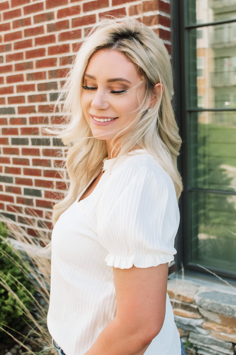 Cessa Chain Top - White